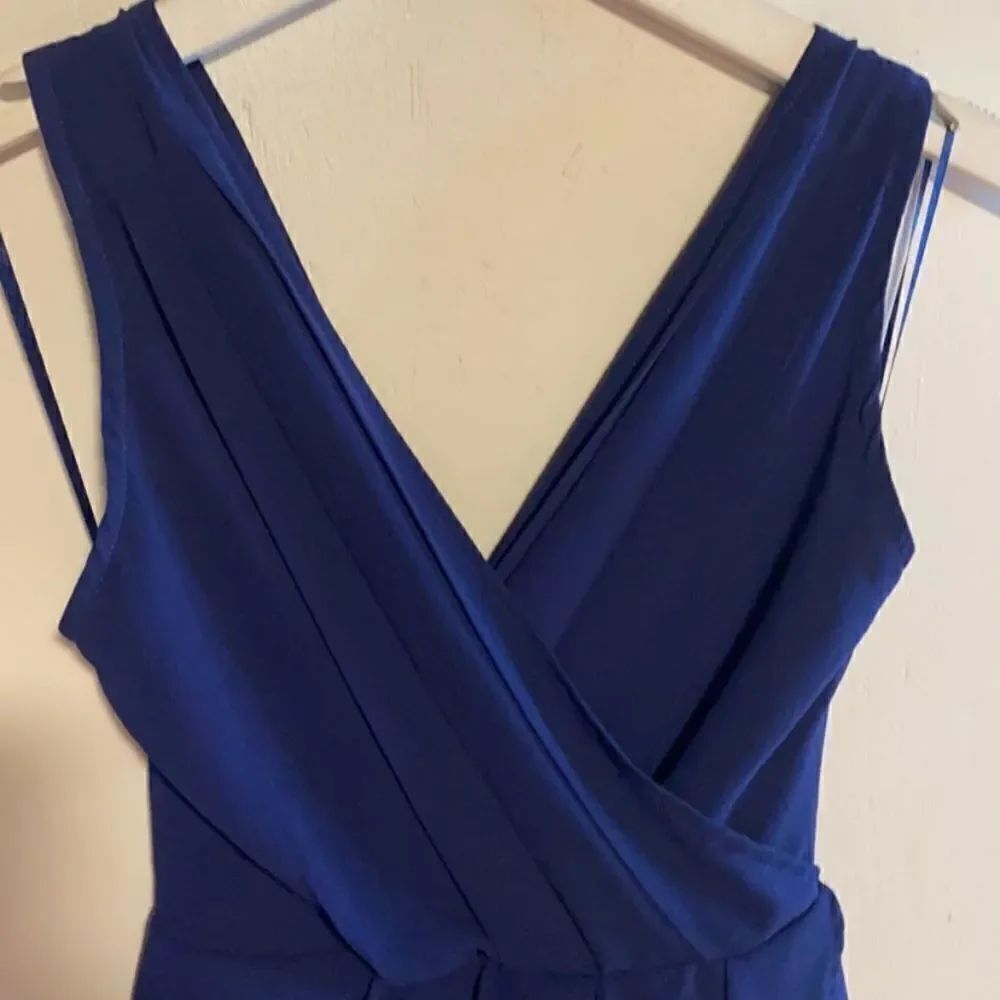 Tobi Navy Blue Cross Back Mini Dress - Picture 5 of 10
